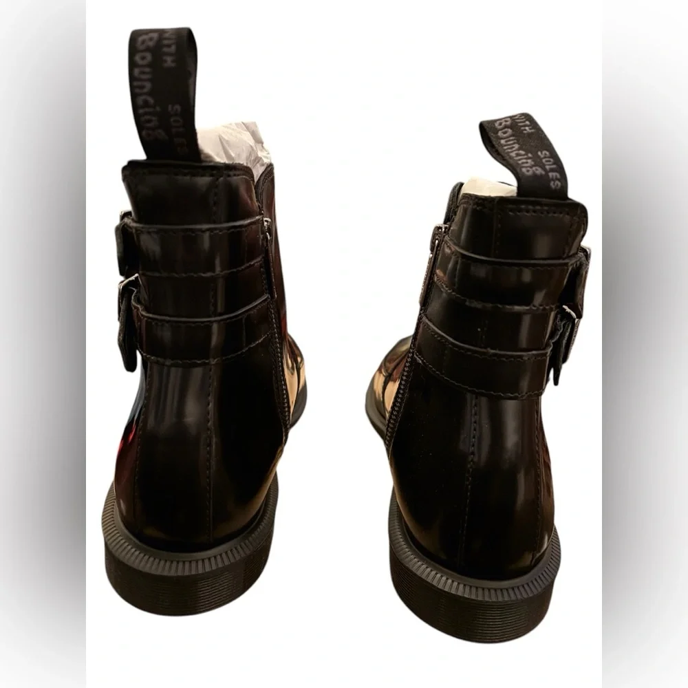 Dr. Martens Flora II Buckle Boots - Picture 6 of 10